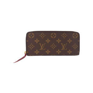 Louis Vuitton Monogram Portefeuille Wallet Clemence Round Zip Long